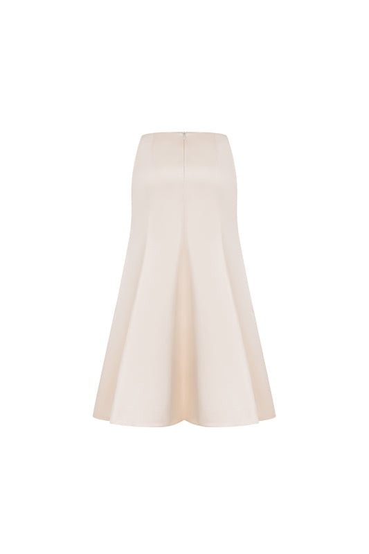 MEREDITH - low rise maxi skirt