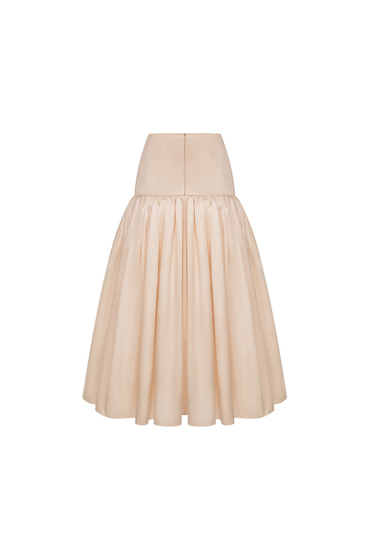 BELLE - satin puffy skirt
