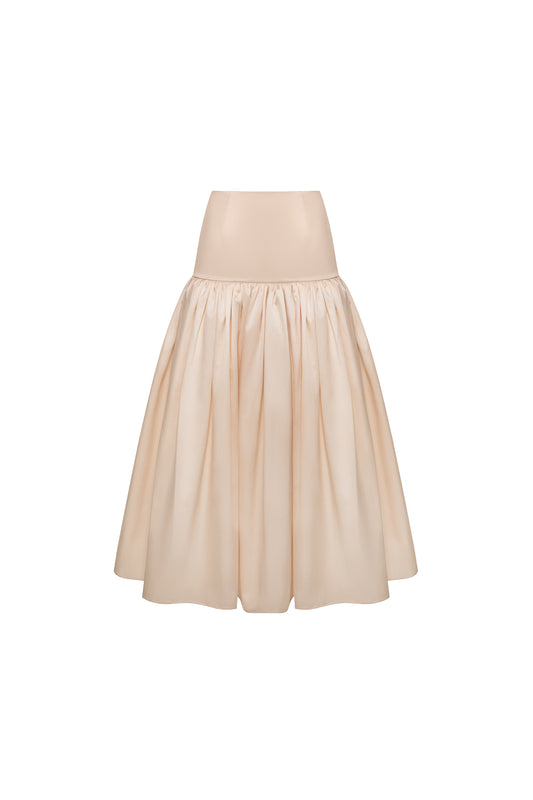 BELLE - satin puffy skirt